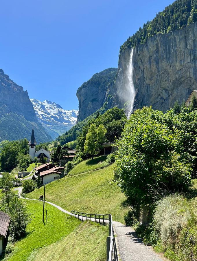 Breathtaking Waterfall Apartment Nr.2 Lauterbrunnen Eksteriør billede